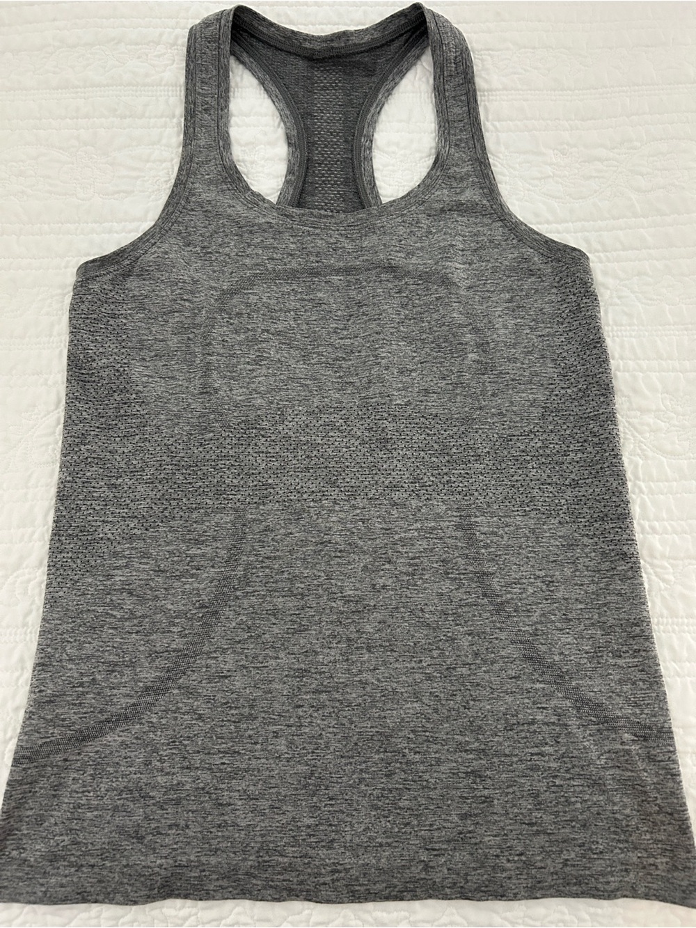 lululemon athletica Heather Gray Racerback Tank